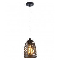 CLA-Escama-Interior Iron Cage Ellipse Pendant Lights